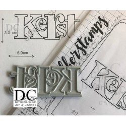 Different Colors SU00737  Kerst Speelse Letters (Unmounted)