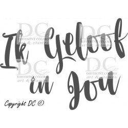 Different Colors S00537 Ik geloof in jou 