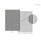 126.1designapier a4 vel Zwart-Wit Streep 