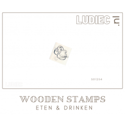 Ludiec S01254 Twee Bonbons Hartjes hout