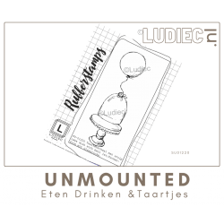 Ludiec S01220 Taart schaal met  stolp 