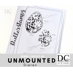 Different Colors SU00916 Eieren 2 Stuks unmounted 