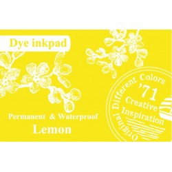Different Colors Dye inkpad Lemon