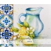 Ludiec  S01107-SU01107 Mediterranee Blue Tegeltjes