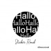 Nr 25. Sticker Hallo 