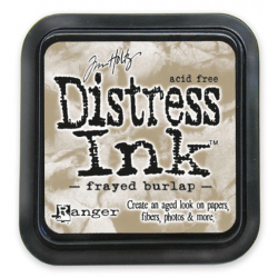 Distress ink Oxide frayed burlap