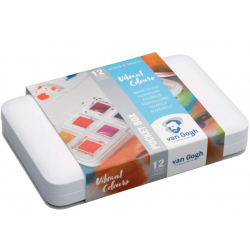 Talens Pocketbox 12 napjes met Penseel nr 6  Vibrant colours laatste