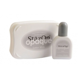 Tsukineko • StazOn Opaque Ink Pad Cotton White