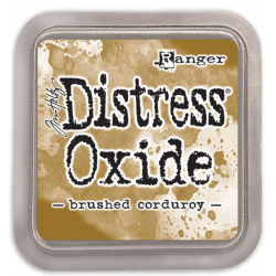 Distress ink Oxide brushed corduroy