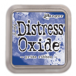 Distress ink Oxide prize ribbon