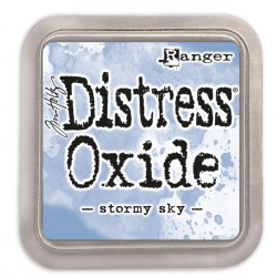 Distress ink Oxide stormy sky