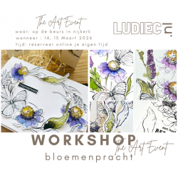 Workshop Beurs  The Art Event   Bloemenpracht Zaterdag 14 Mrt