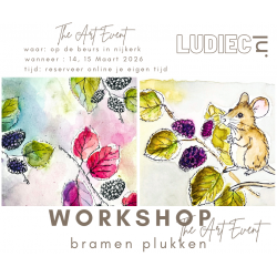 Workshop Beurs  The Art Event   Bramen Plukken Zondag 15 Mrt